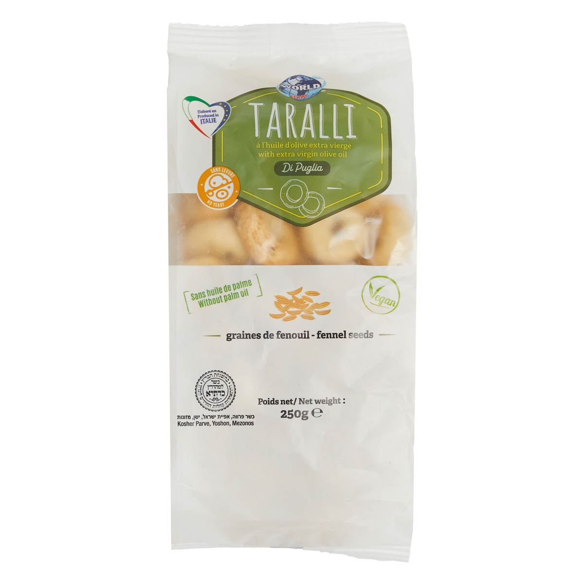 TARALLI GRAINES DE FENOUIL