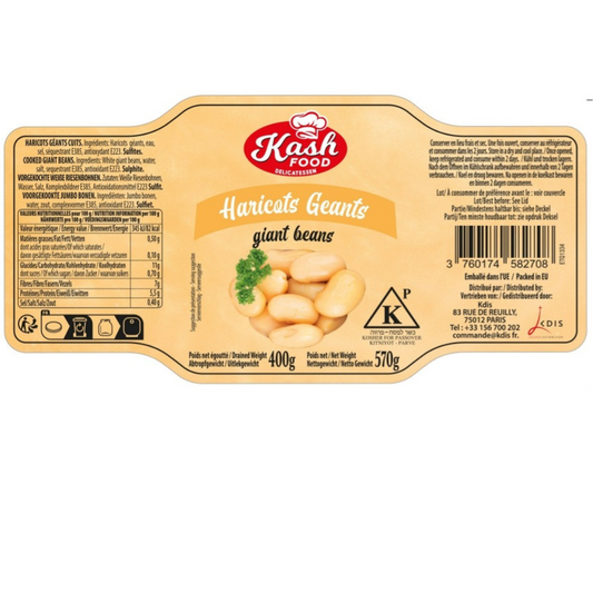 HARICOTS BLANCS GEANTS EN BOCAL