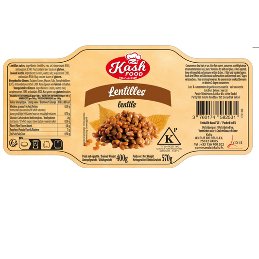 LENTILLES EN BOCAL