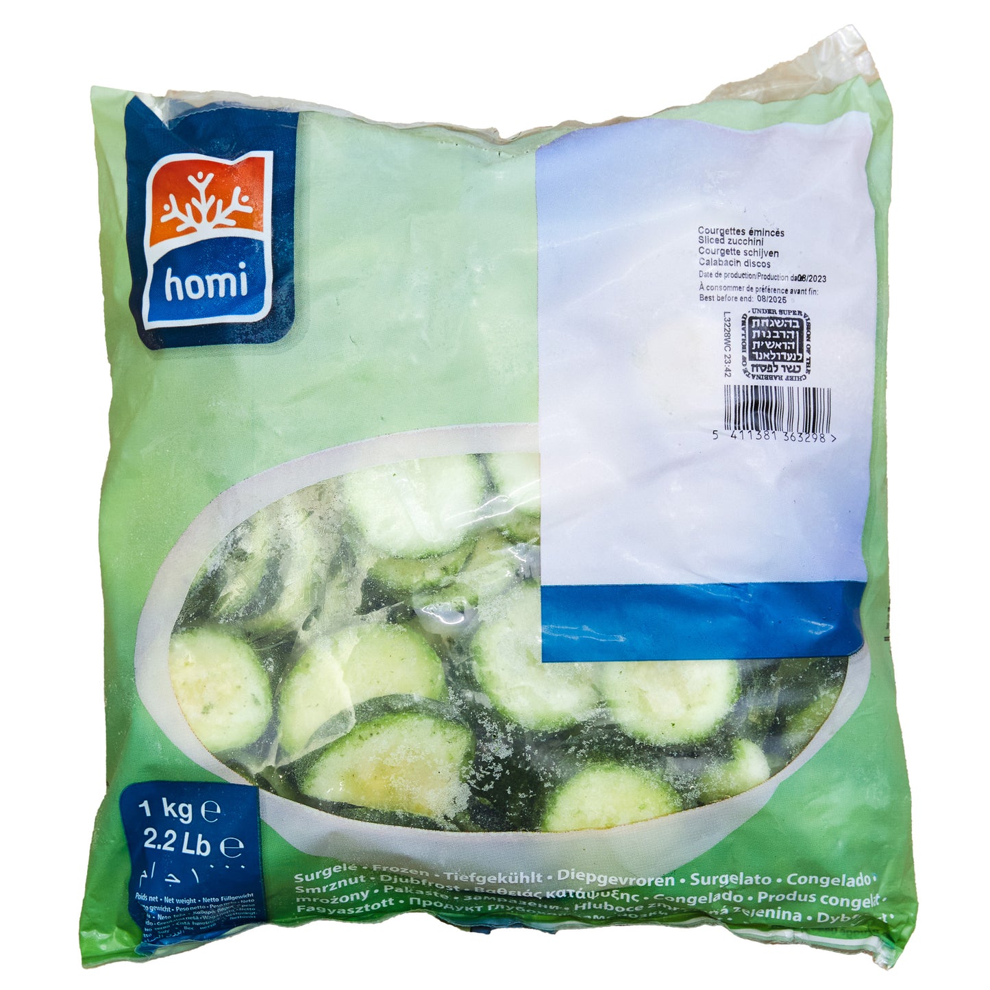 FROZEN SLICED ZUCCHINI