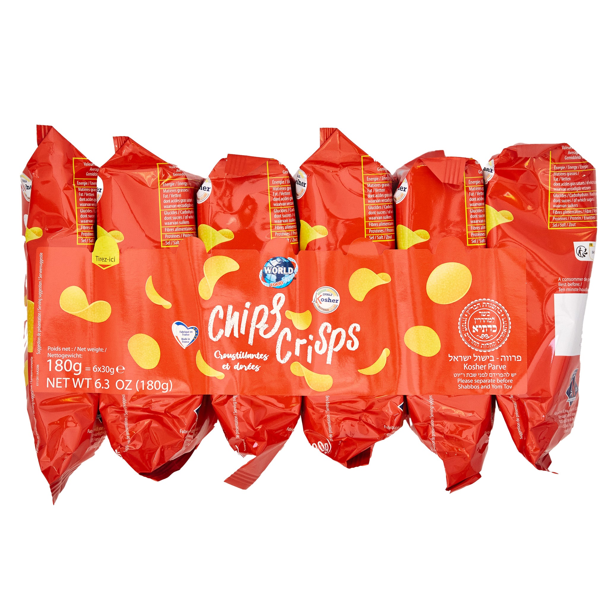 CHIPS 6*30G NATURE – KDIS