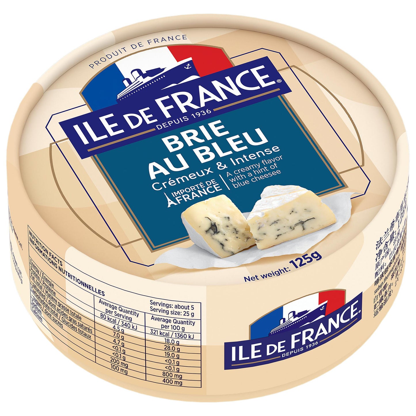 PETIT BRIE AU BLEU IDF